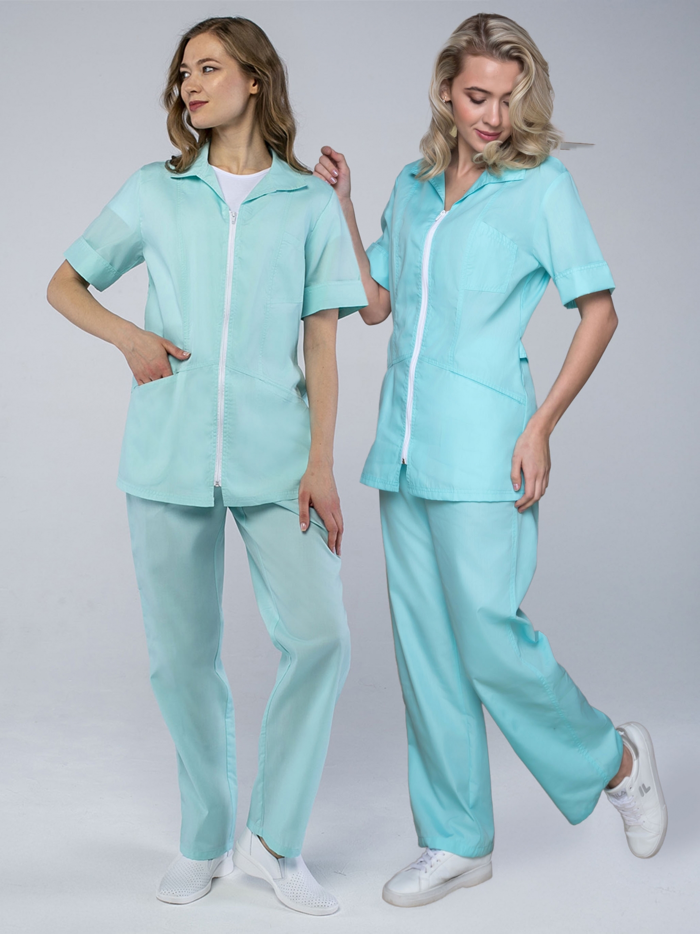 Костюм женский Бьютис NEW (тк.ТиСи), мятный