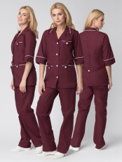 Костюм женский Диана (тк.ТиСи), бордовый