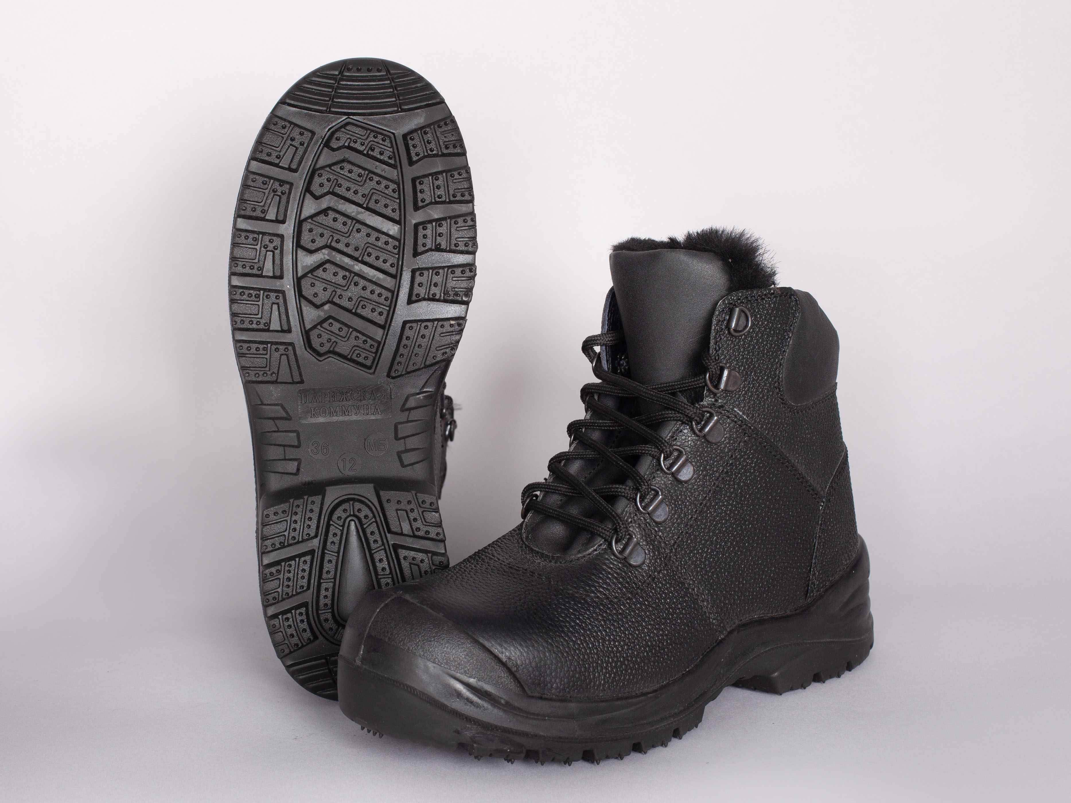 Ботинки (нат.мех) Карбогел КП ПУ/ТПУ Парижская коммуна (арт.1479)