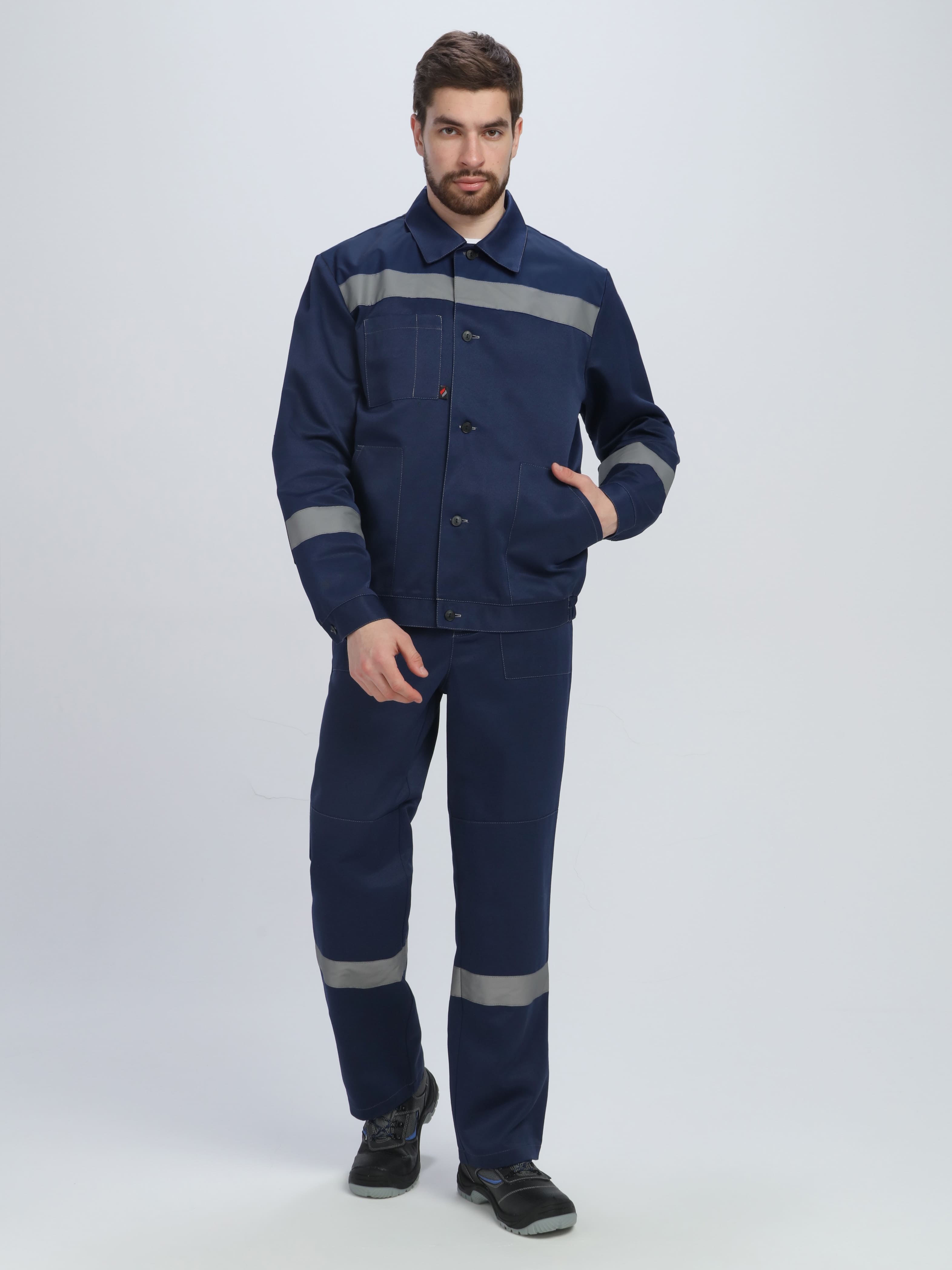 Костюм Легион-1 СОП (тк.Смесовая,210) брюки, т.синий