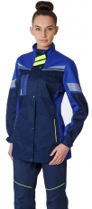 Куртка удлиненная женская PROFLINE SPECIALIST, т.синий/васильковый