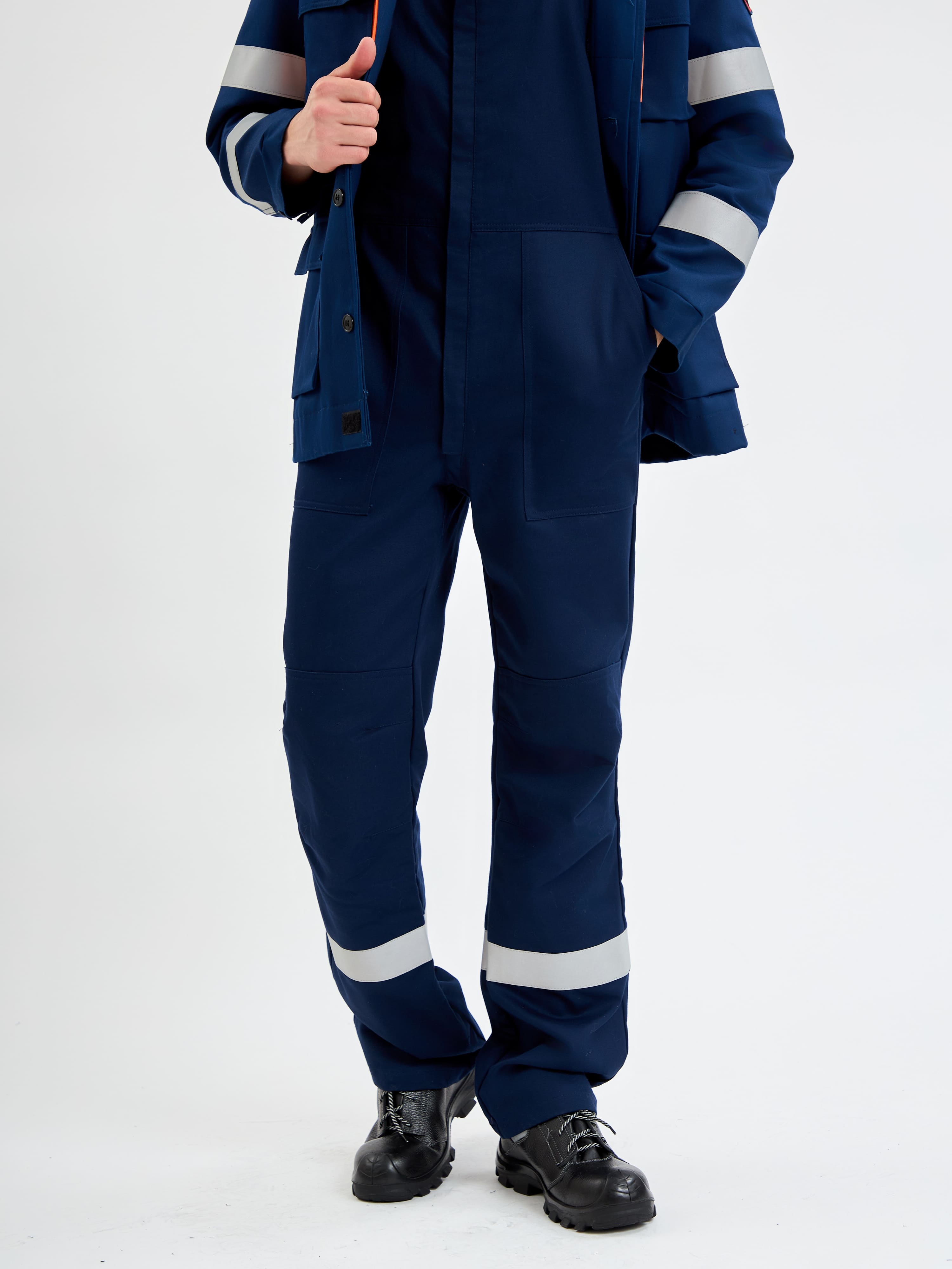 Костюм летний Энергия-Б (35,2 кал.), т.синий/оранжевый