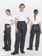 Брюки зимние женские Снежана (тк.Дюспо), т.серый