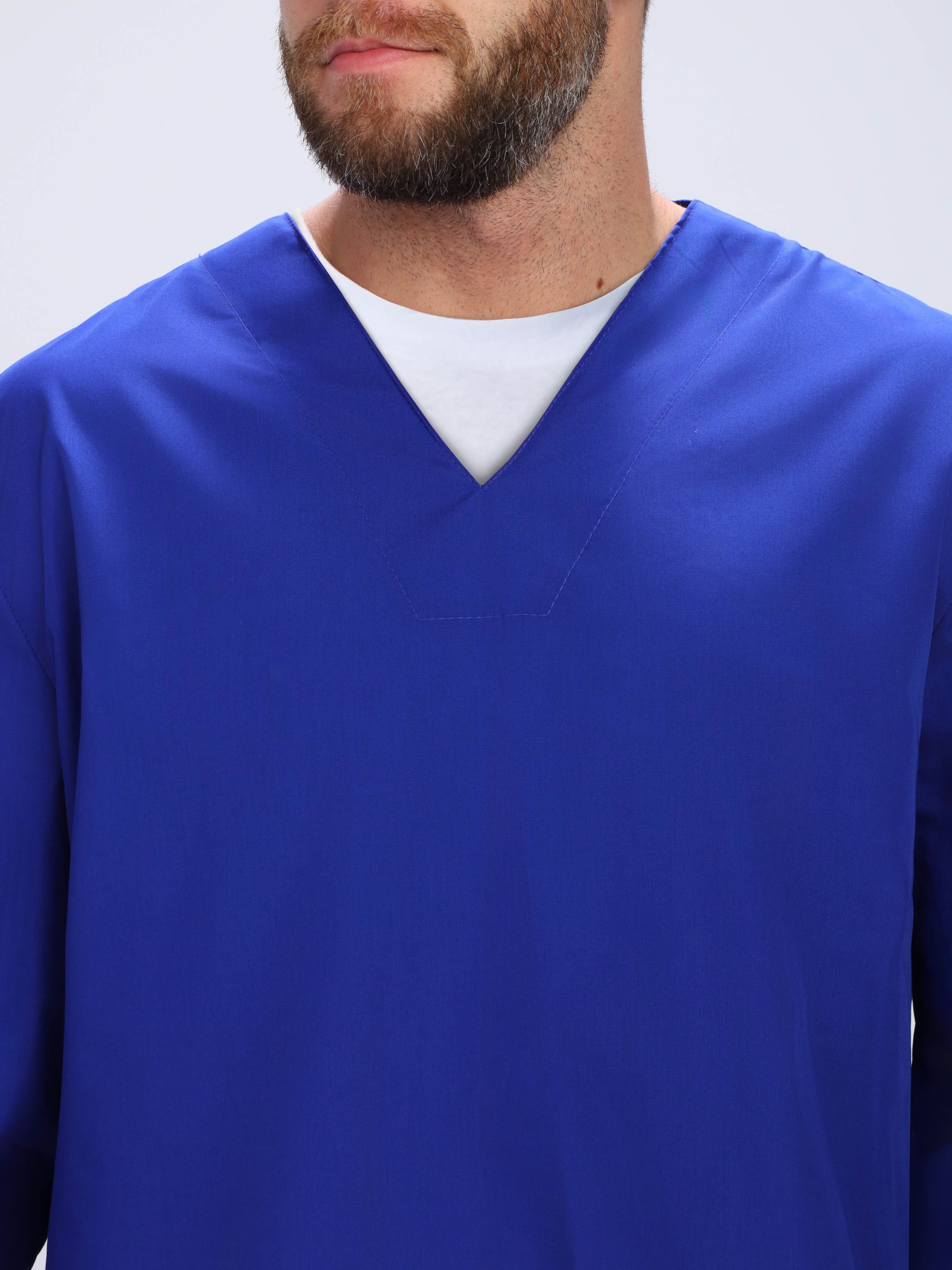 Костюм мужской ХАССП-База (тк.ТиСи,120), васильковый