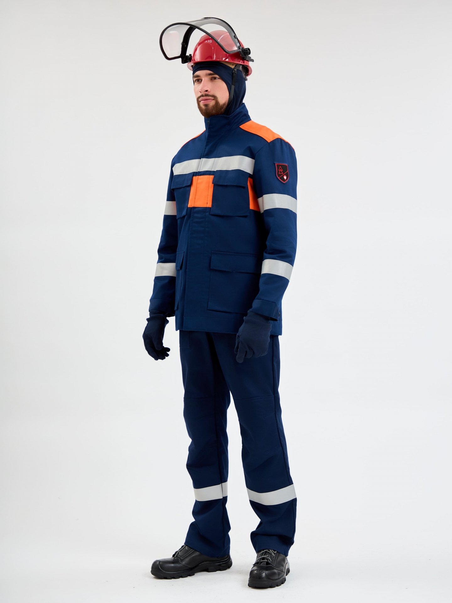 Костюм летний Энергия-Б (35,2 кал.), т.синий/оранжевый