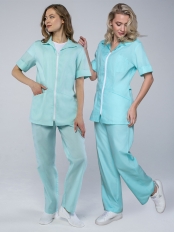 Костюм женский Бьютис NEW (тк.ТиСи), мятный