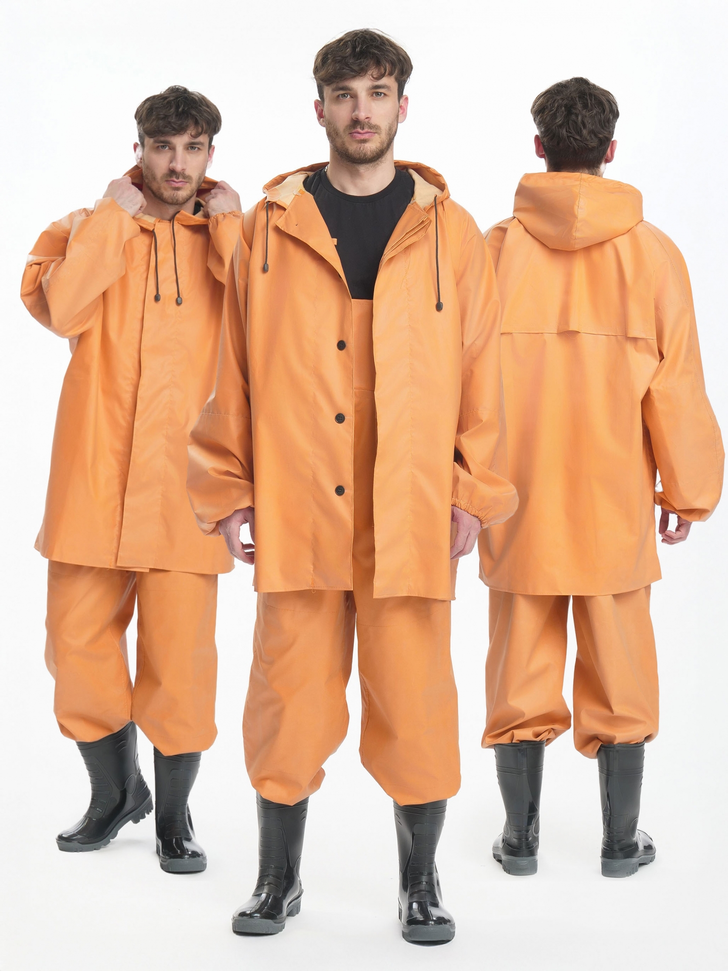 Костюм рыбацкий Рокон-букса (тк.Диагональ-прорезиненная, 550), оранжевый