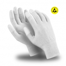 Перчатки Manipula Specialist® Микростатик (ESD) (нейл.+полиур.+медн.), MG-163